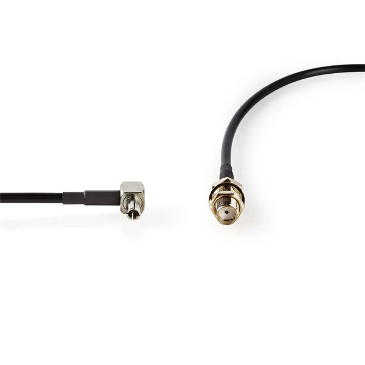 NEDIS CSGB02125BK02 SMA kábel, SMA aljzat - TS9 50 Ohm 0.20 m aranyozott érintkezők PTFE szigetelés #1
