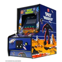 MY ARCADE DGUNL-3279 Space Invaders Micro Player 6.75" kijelző micro USB vagy 4x AA tápellátás 3,5 mm fejhallgató-csatlakozó hangerő-szabályzó #5