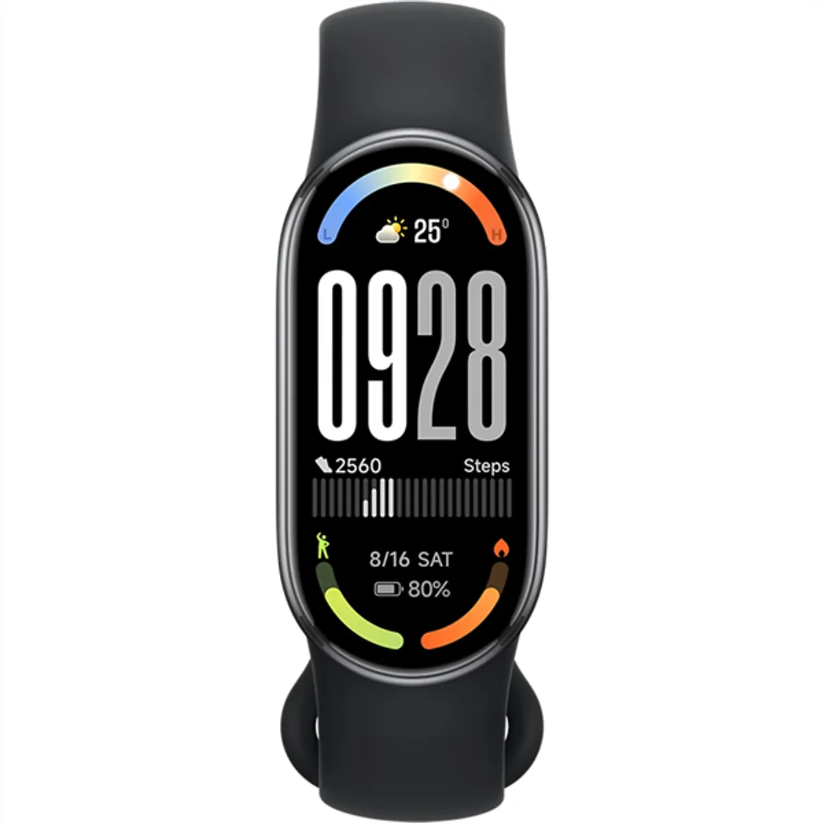 XIAOMI BHR07PYGL Smart Band 10 1,7" AMOLED Fekete Bluetooth 50 m vízállóság #2