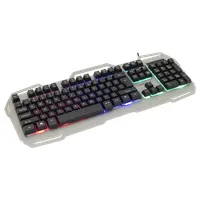 Whiteshark GK-1924HU Viking-2 HU kiosztás USB 2.0 membrán 104 gomb szivárványos háttérvilágítás fémlemez okostelefon tartó #3