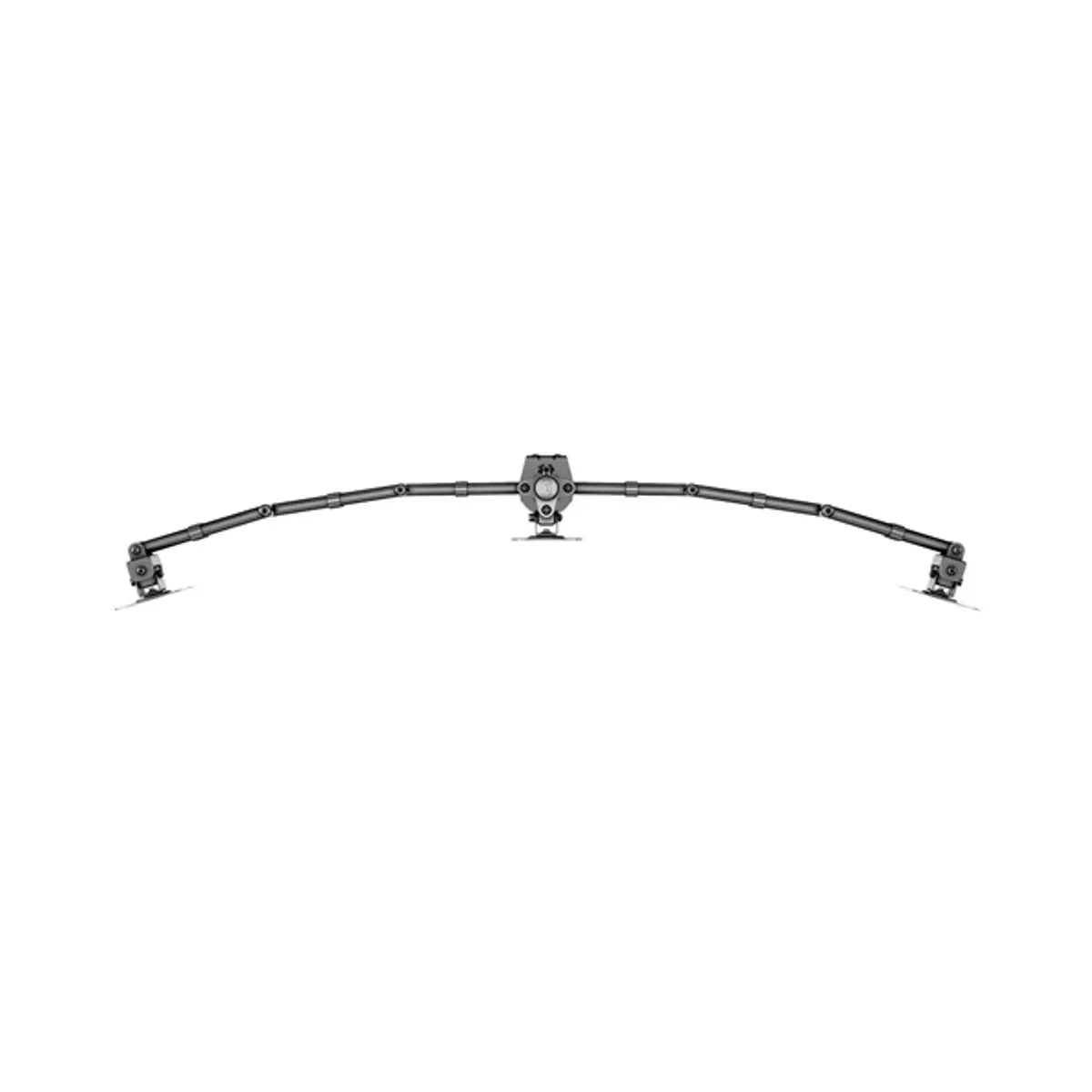 Multibrackets 7350073733385 Deskmount Basic Triple Dönthető forgatható VESA 75x75 100x100 fekete 7,5 kg #6