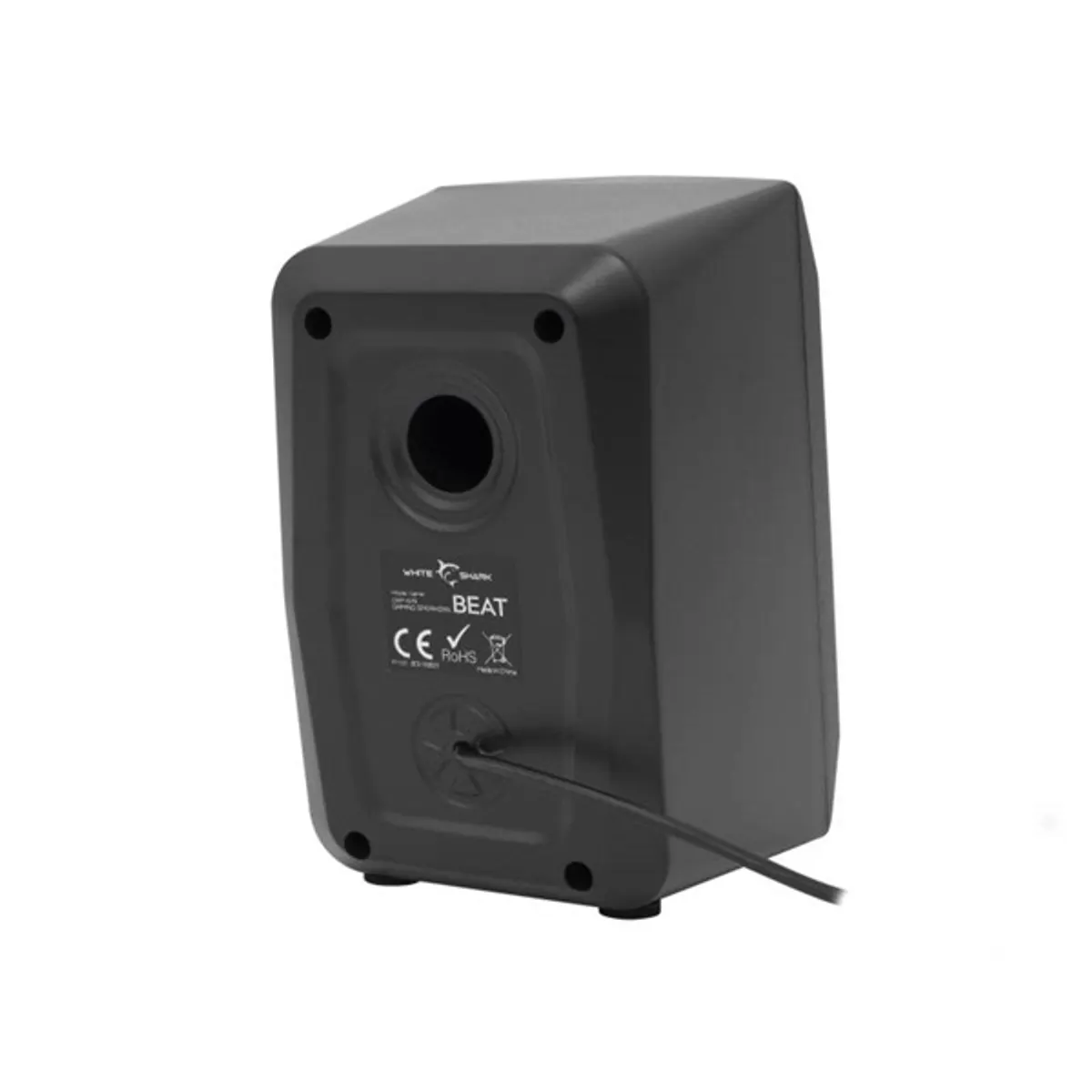 WHITESHARK GSP-619 Beat RGB 2.0 csatornás, 6W USB táp, 3,5 mm jack, RGB LED fekete #4
