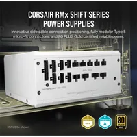 CORSAIR CP-9020275-EU RM1000x Shift White 1000W 80 PLUS Gold moduláris #2