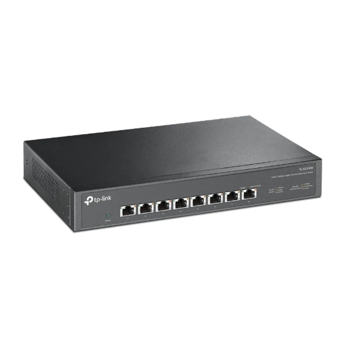 TP-LINK TL-SX1008 8-portos 10G asztali-rack switch Rack-be szerelhető: Van, Portok: 8, Port típusa: 10Gb Réz, Kapacitás: 160 Gbps #1