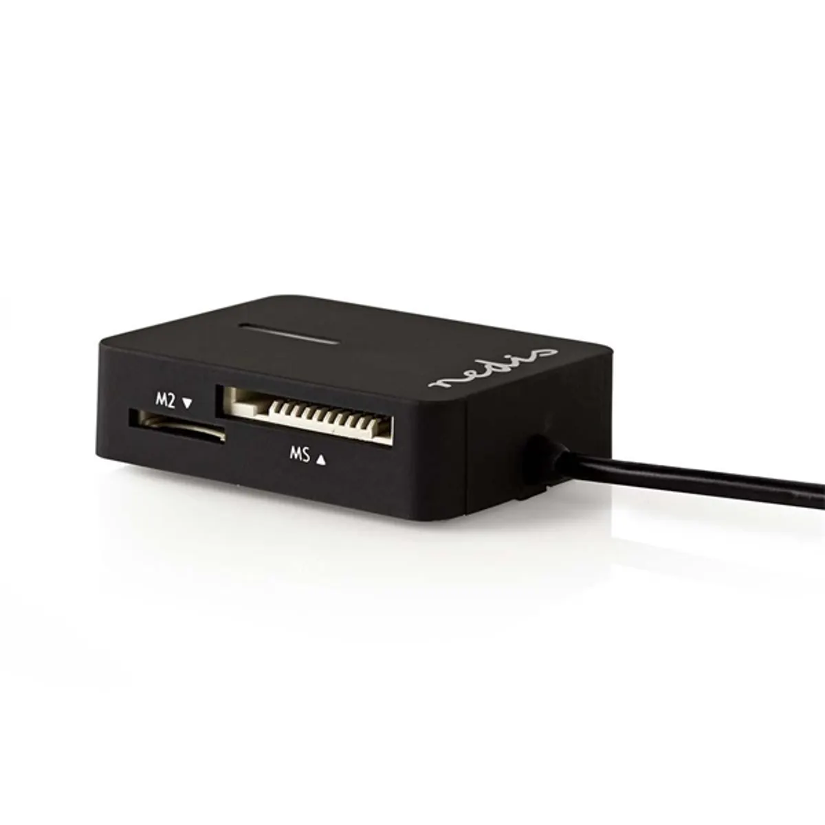 Nedis CRDRU2300BK kártyaolvasó USB 2.0 M2 MS PRO MS DUO Micro SD SD MMC RS-MMC Mini SD plug and play hordozható #4