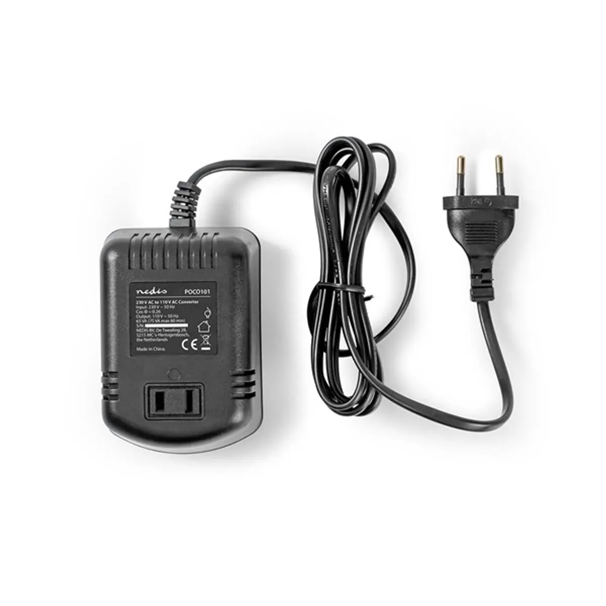 NEDIS POCO101 feszültségátalakító 230 V AC - 110 V AC 75W földeletlen USA kimenet #7