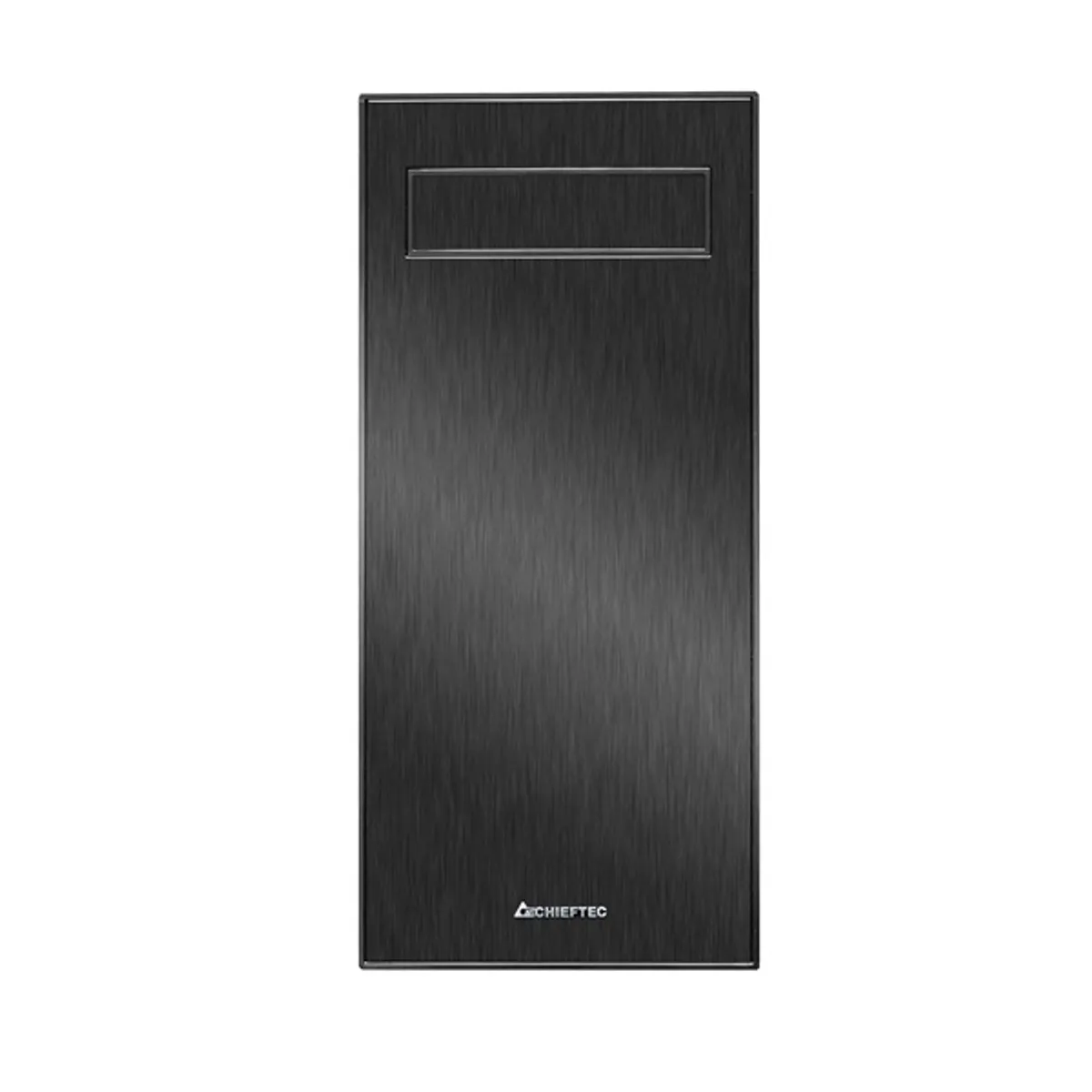 Chieftec AL-02B-TG-OP Hawk fekete edzett üveg oldalpanel alumínium előlap 1x5.25" külső 2x3.5" és 2x2.5" belső ATX mini ITX mATX #1
