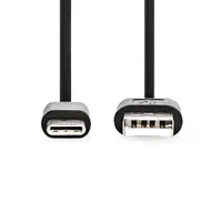 Nedis CCGL60600BK20 USB A - USB C kábel fekete USB 2.0 15W 2 m #2
