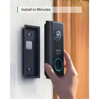ANKER T82101W1 Eufy Video Doorbell 2K WiFi kültéri ember felismerés, 2K felbontás, kétirányú hang, AES-256 #6