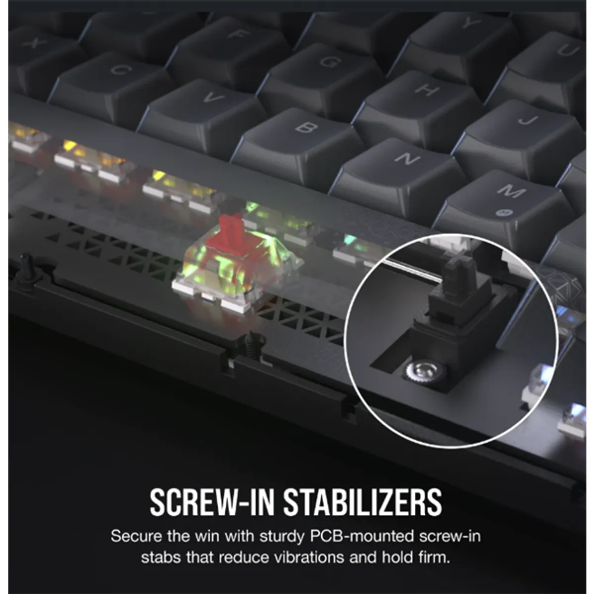 Corsair CH-91D401L-NA K65 Plus Wireless Mechanikus MX red #9