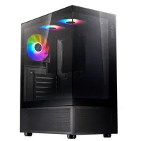 ADATA INVADERXMINIMT-BKCWW Invader X Mini MT 3 belső 3,5 hüvelykes HDD-hely előlapi USB 3.0 és Audio fekete 4 ventillátor tápegység nélkül