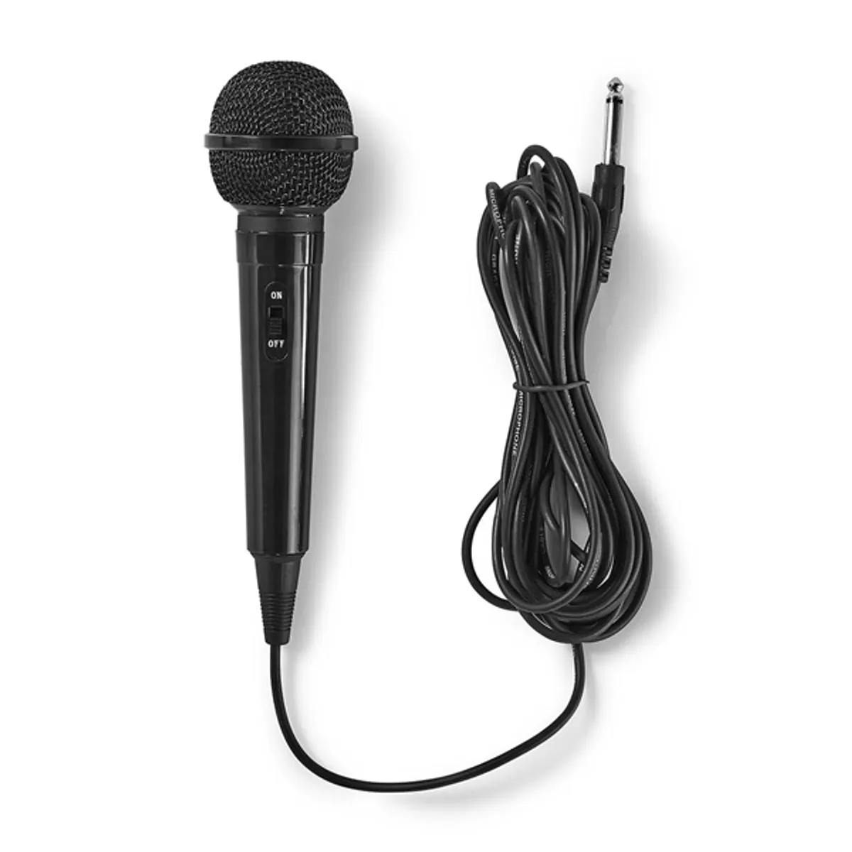Nedis MPWD01BK dinamikus mikrofon XLR 3 tűs kapcsoló 5 m 80 Hz-12 kHz -75 dB 600 ohm #2
