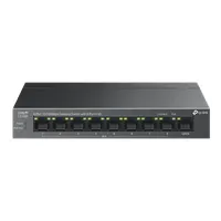 Tp-Link LS109P LiteWave 9-port 10-100 Mbps switch, 8 PoE-s portok, 1 nem PoE port, 63 W