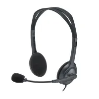 LOGITECH 981-000593 H111 3.5mm fejhallgató sztereó mikrofonos fekete #1