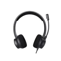 TRUST 25089 Ayda USB-ENC fejhallgató USB vezetékes mikrofon igen stereo fekete