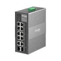 TP-LINK IES210GPP Omada ipari gigabit kapcsoló 8 PoE port 2 SFP kombinált port PoE költségvetés 240 W DIN-sín