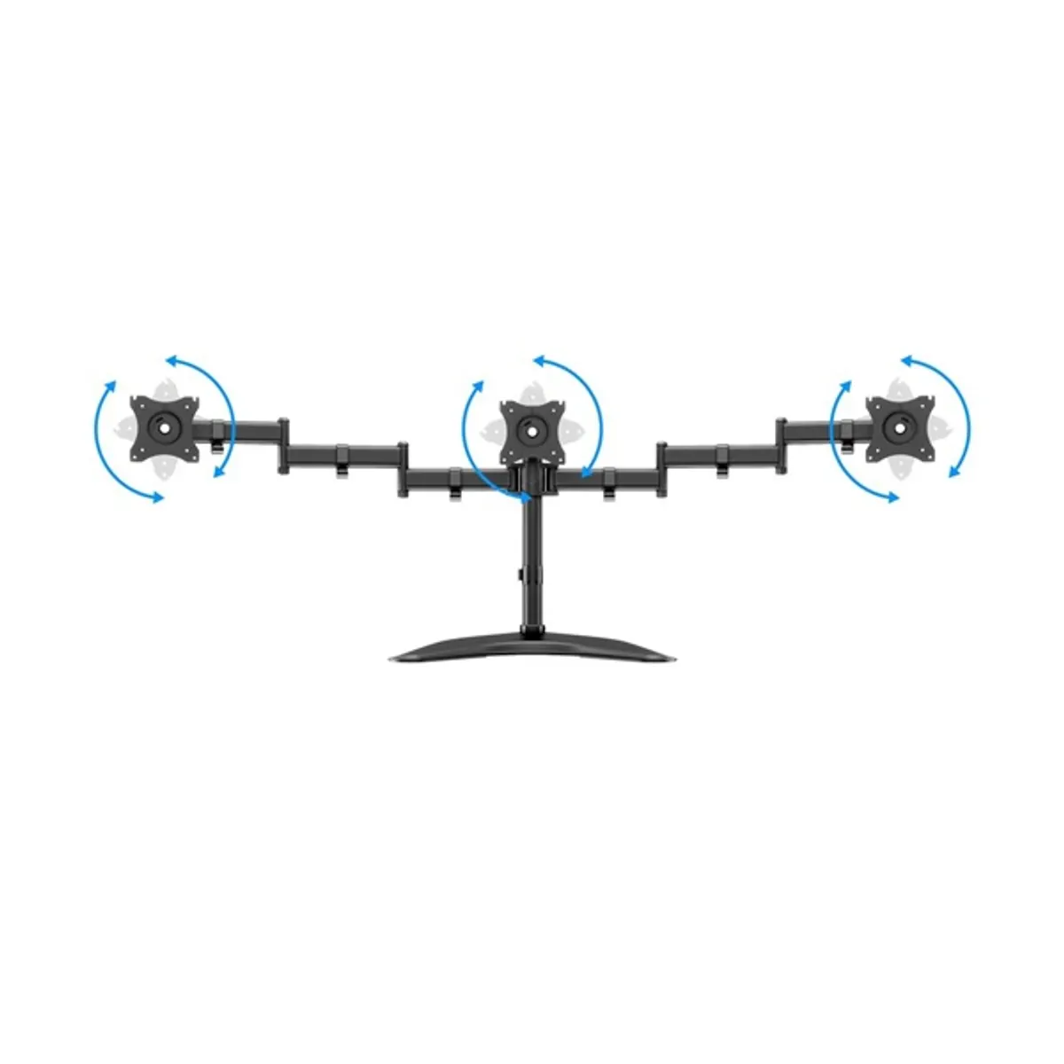 MULTIBRACKETS 7350073733392 M Deskstand Basic Triple 15-27" 3 képernyős asztali tartó fekete #9