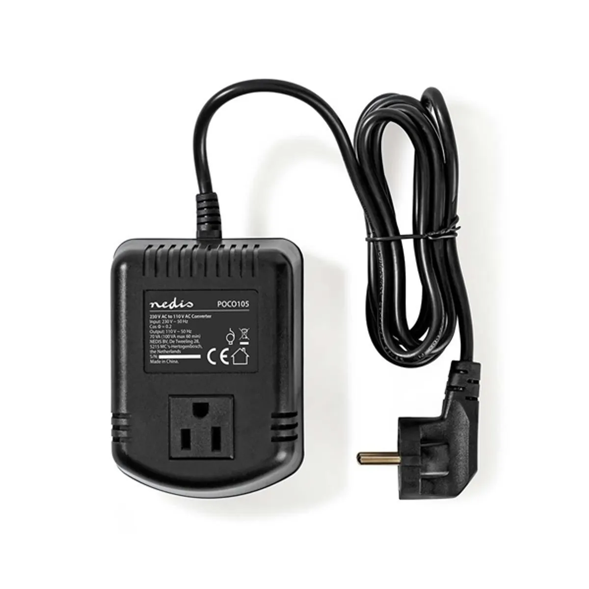 NEDIS POCO105 feszültségátalakító 230V-110V 70W földelt USA kimenet #7