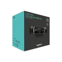 Logitech 960-001088 C922 Pro Stream USB 1080p 30fps 720p 60fps 78° autofókusz sztereó mikrofon #1