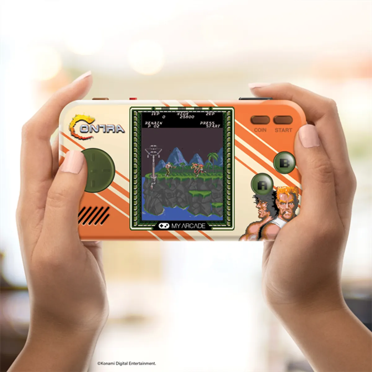 MY ARCADE DGUNL-3281 Contra Pocket Player 2in1 Premium Edition 2,8" kijelző Contra Super Contra #2