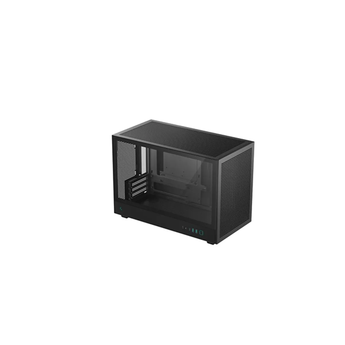 DEEPCOOL R-CH260-BKNGM0-G-1 CH260 Micro-ATX ablakos táp nélküli fekete #1