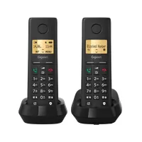 GIGASET L36852-H3106-S201 Pure 200 Duo DECT 2 kézibeszélő fekete #4