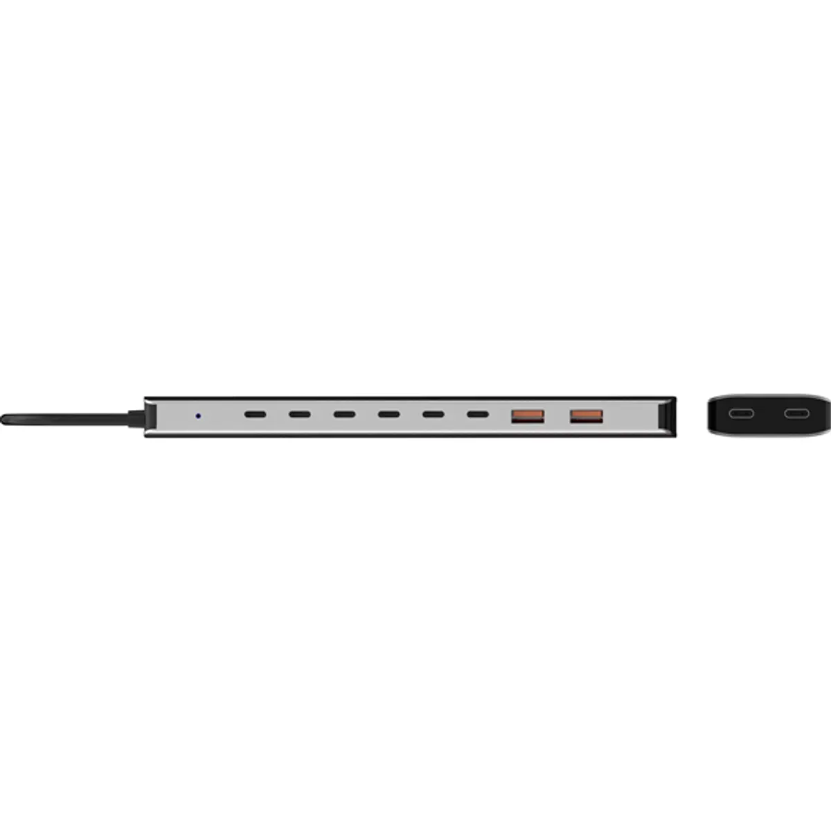 Sandberg 136-80 USB-C hub 8x USB-C és 2x USB-A 100W PD 10Gbps #3