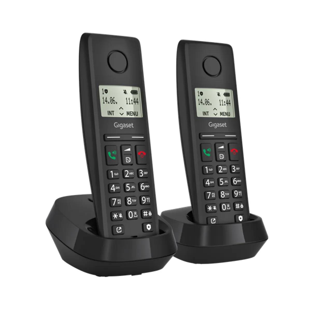 GIGASET L36852-H3106-S201 Pure 200 Duo DECT 2 kézibeszélő fekete #9