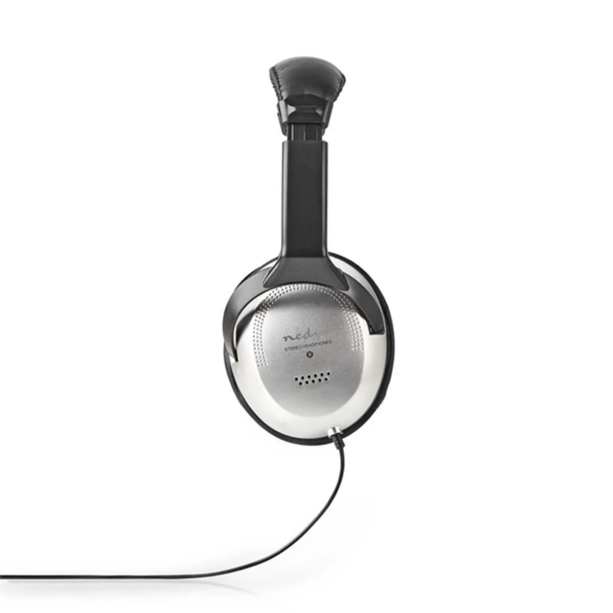 Nedis HPWD1200BK fejhallgató 40 mm neodímium, 2,7 m kábel, teljes fülfedő, aranyozott dugaszok #2