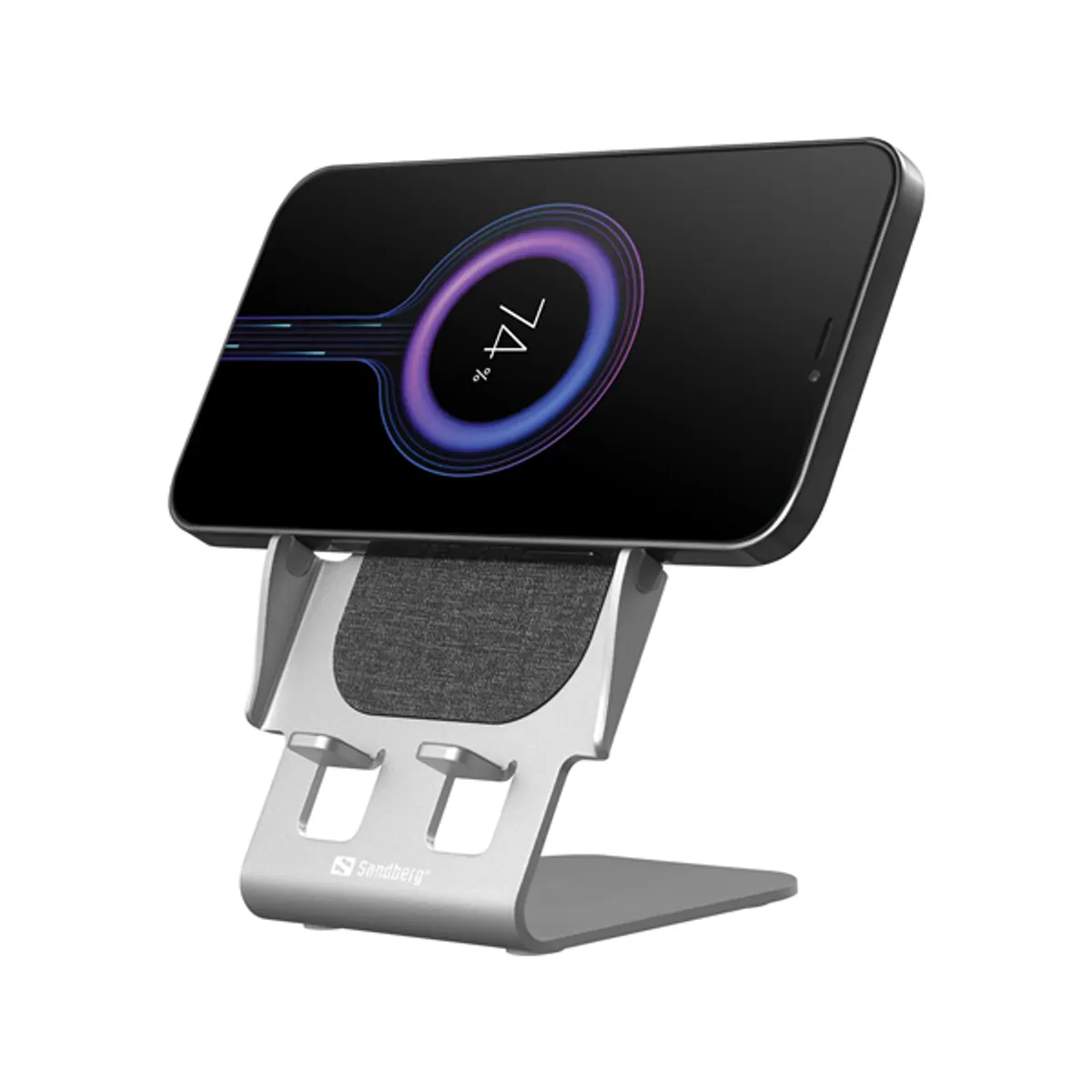 SANDBERG 441-51 Vezeték nélküli töltőállvány 15W Alu Qi USB-C bemenet 5V-2A 9V-2A 12V-1.5A #5