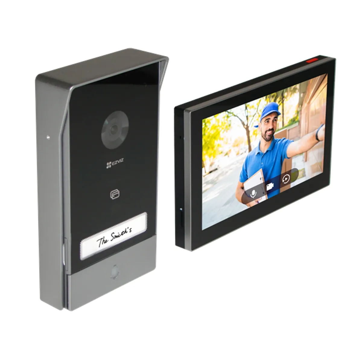 EZVIZ CSHP7-R100-1W2TFC HP7 kültéri videó kaputelefon 2MP 7" LCD WiFi microSD RFID Mifare 24VDC IP65 #2