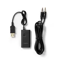 Nedis BTTR050BK Bluetooth adóegység fekete Bluetooth 5.0 USB bemenet 1x AUX 1x USB #5