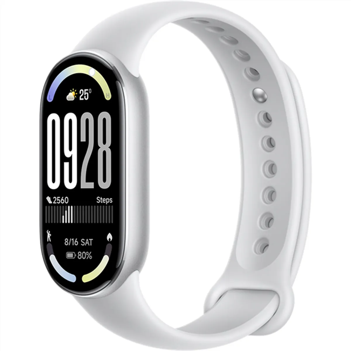 Xiaomi BHR07PSGL Smart Band 10 ezüst Bluetooth 1,7" kijelző #1