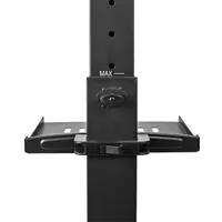 Nedis TVSM5100BK állvány 32"-55" max 35 kg, 4 kerék, állítható magasság 1160-1510 mm, dőlésszög +10/-10, VESA 100x100 200x100 200x200 300x200 300x300 400x200 400x300 400x400 #4