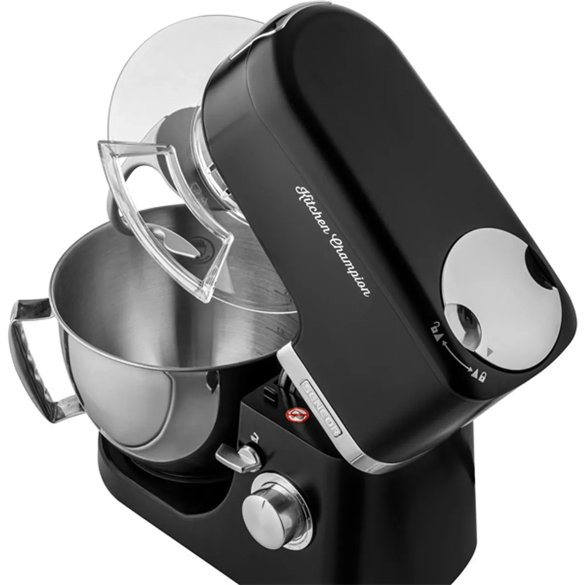 SENCOR STM 6359BK Multifunkciós robotgép 1000 W, 4,5 l rozsdamentes tál, bolygóműves, 8 fokozat #4