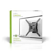 Nedis TVWM11BK dönthető és forgatható fali konzol 10"-32" méret 30 kg VESA 75x75 100x100 200x100 200x200 döntés 15 fok forgás 140 fok #8
