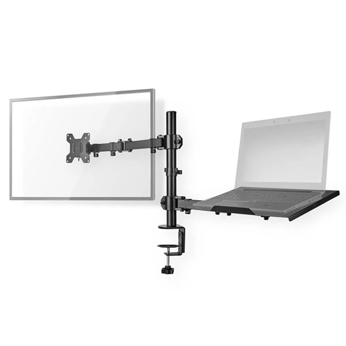 NEDIS MMSISNB110BK asztali monitor tartó konzol és laptop állvány 15"-32" 75x75 100x100 #1