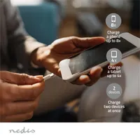 NEDIS UPBKPD30000BK fejhallgató-erősítő fekete #2