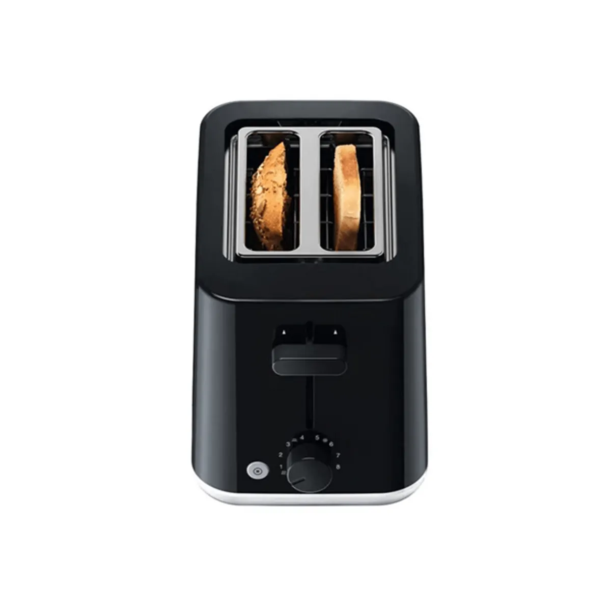 Braun HT1010BK kenyérpirító 2 szeletes 8 fokozat 900W zsemlemelegítő kenyérkiemelő #3