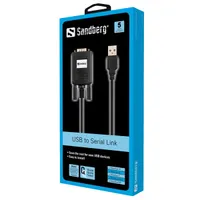 SANDBERG 133-08 USB-soros átalakító PL-2303GT DB9 M 30 cm Windows 7 8 10 11 kompatibilis #2