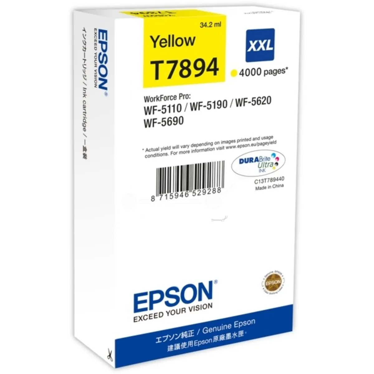 EPS BUS_IM C13T789440 Tintapatron sárga 34,2 ml 4000 oldal #1