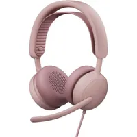 LOGITECH 981-001620 Zone Wired 2 fejhallgató mikrofon igen szín rózsaszín