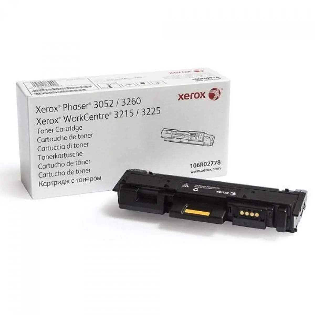 Xerox 106R02778 fekete toner 3000 oldal kompatibilis Phaser 3052,3260, WorkCentre 3215,3225 #1