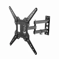 SBOX LCD-443 dupla karos fali konzol 23"-55", dönthető, forgatható, VESA 100x100-400x400, max terhelés 30 kg, 60-382 mm