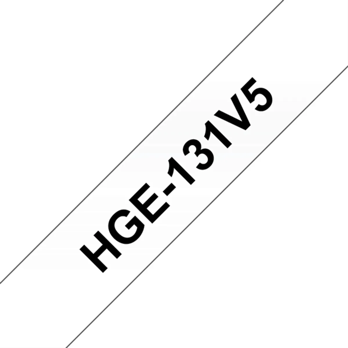 BROTHER HGE131V5 HGe-131 12 mm fekete átlátszó alap P-touch 9500PC #1