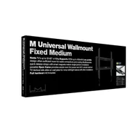 MULTIBRACKETS 7350073731008 M univerzális fix fali konzol fekete 32-65" 400x400 mm 50 kg #7