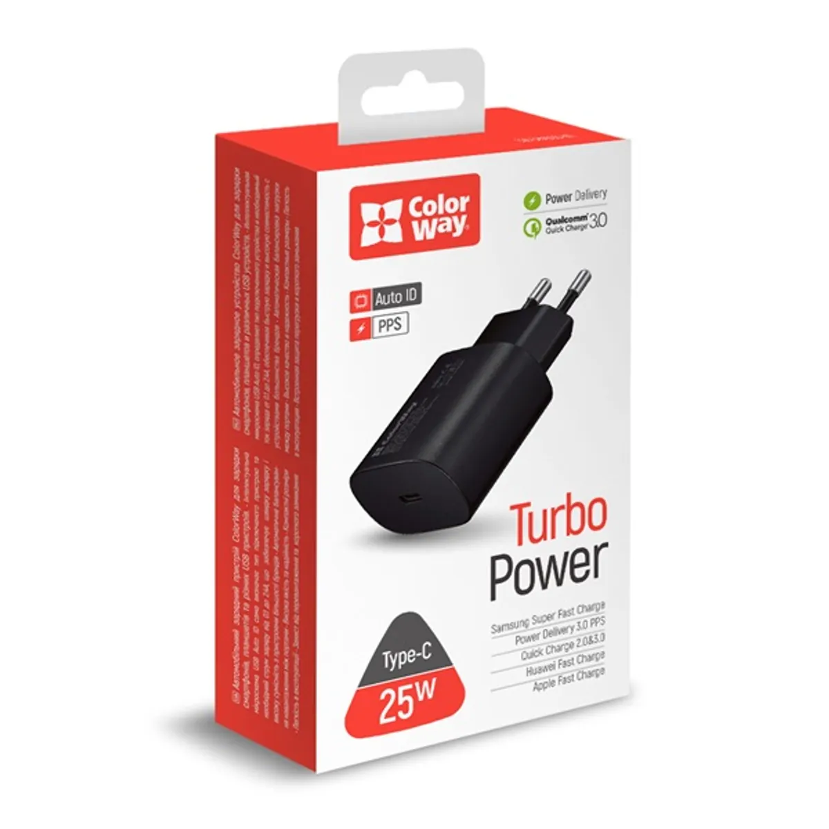 ColorWay CW-CHS033PD-BK töltő USB-C PD 25W PPS fekete #1