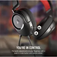 CORSAIR CA-9011377-EU HS35 v2 multiplatform fejhallgató karbon #7