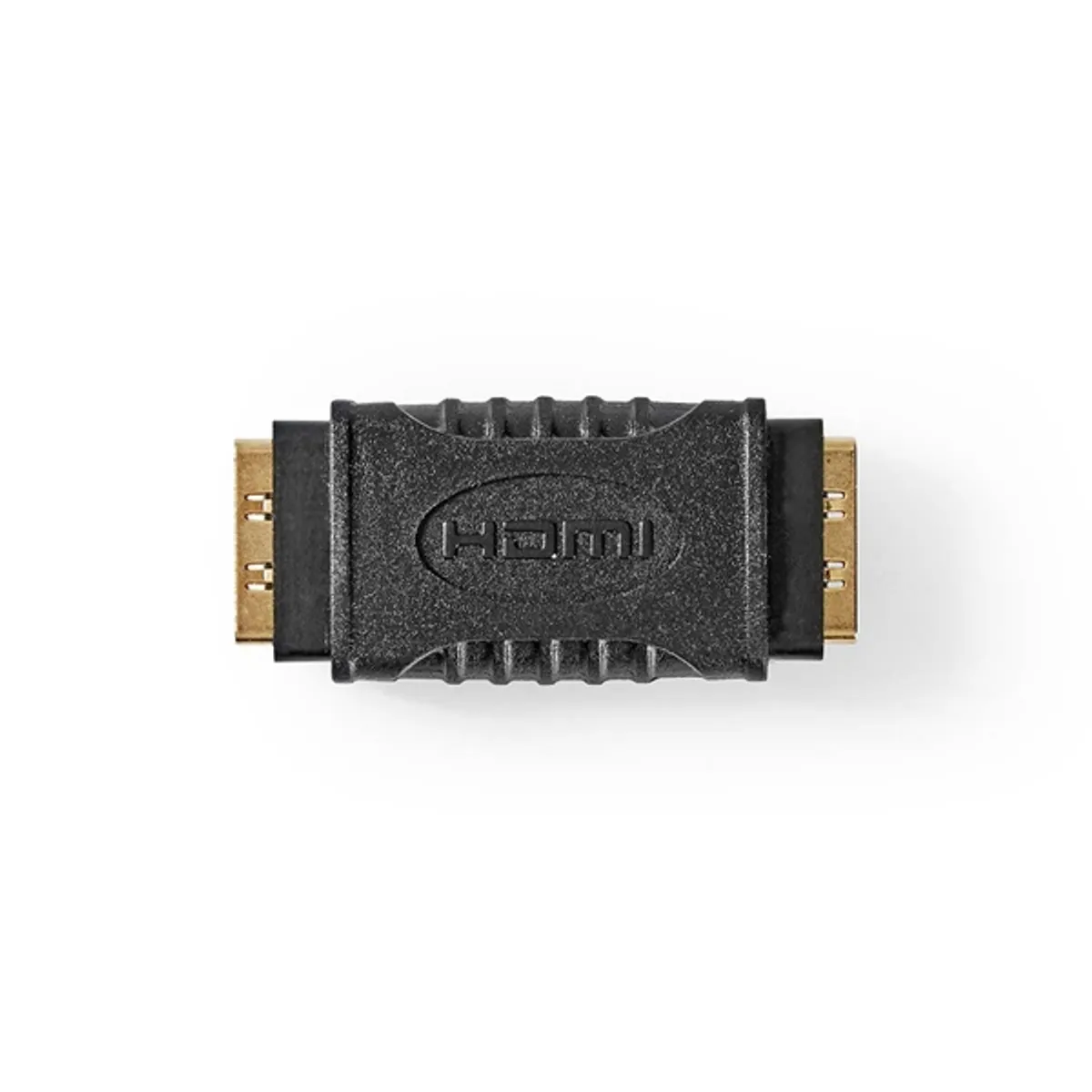 NEDIS cvgb34900bk HDMI toldó adapter aranyozott csatlakozók fekete egyenes #1