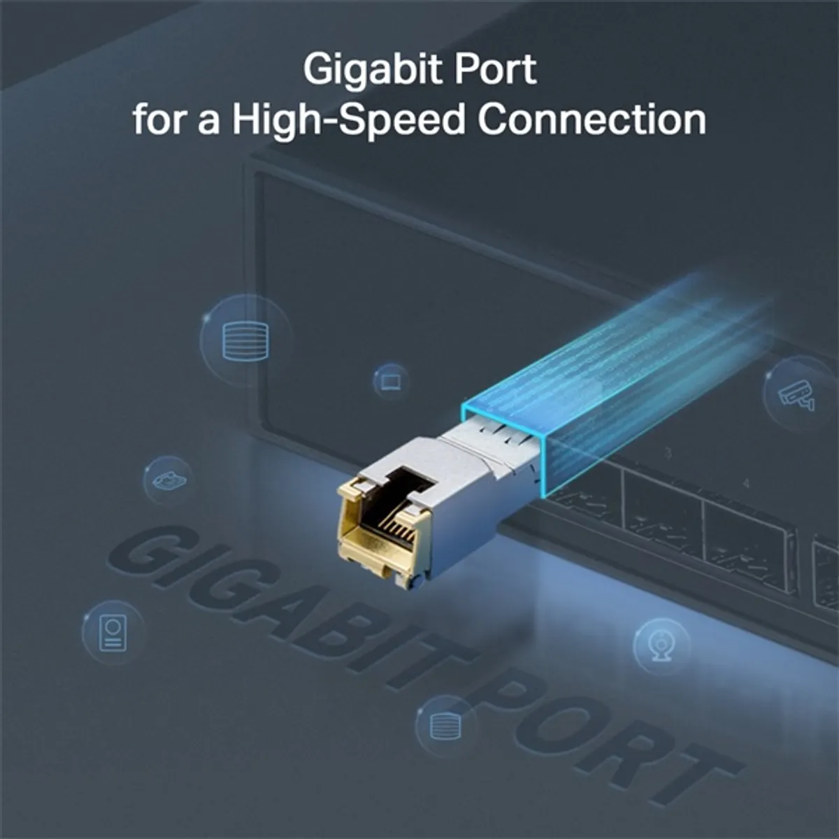 TP-LINK SM331T Omada 1000BASE-T RJ45 SFP modul 1 port 1000 Mbps #2
